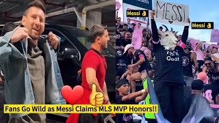 Messi Wins MLS MVP After Stunning Season with Inter Miamiquot  football news today [upl. by Sina858]