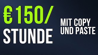 💵Einfachster Weg online Geld zu verdienen  150 Euro pro Stunde als Anfänger verdienen💵 [upl. by Ydassac]