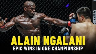 Alain Ngalanis EPIC Wins In ONE Championship [upl. by Hedva147]