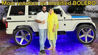 पहली बार माँ को कोई चीज़ पसंद आयी♥️।Reaction on Modified Bolero🔥First in India Bolero [upl. by Yanehc]