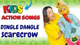 Dingle Dangle Scarecrow  Learn how to shake your body with this traditional kids action song [upl. by Jasik]