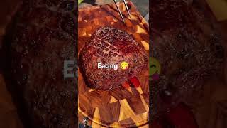 Eating food 🥑 steak food bbq wagyu beef meat cooking steakseasoning cookingfood [upl. by Naro]