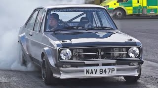 HPE Ford Escort MK2 at Santa Pod Raceway [upl. by Harberd96]