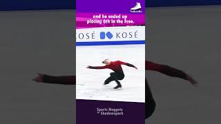 Deniss Vasiljevs 5th at European Figure Skating Championships Espoo shorts [upl. by Kee325]