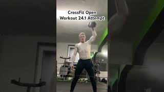 CrossFit Open Workout 241 Attempt crossfitgames crossfitter crossfit athlete workout gym [upl. by Enrichetta]