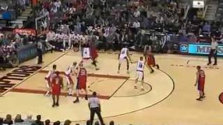 Jose Calderons NBA Dunk Against Clippers [upl. by Aiyot]