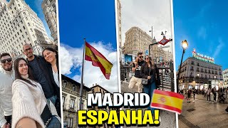 MADRID ESPANHA 🇪🇸 gran vía palácio real plaza mayor amp muito mais [upl. by Derick]