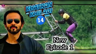 Khatron Ke Khiladi Season 14 Episode 1 New Full Episode Scary Stunts Rohit Shetty Abhishek Kumar [upl. by Aleit769]