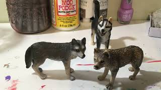 Schleich￼ Retired wolf￼ unBoxing￼ [upl. by Akinwahs342]