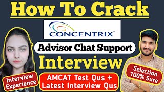 How To Crack Concentrix Customer Support Advisor Interview  Concentrix AMCAT Test amp Interview Qus [upl. by Sidell]