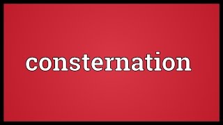 Consternation Meaning [upl. by Butterworth664]