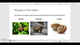 Comparing plants animals and fungi [upl. by Heigho772]