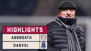 HIGHLIGHTS  Arbroath 30 Darvel  Scottish Cup 202122 Fourth Round [upl. by Gnivri]