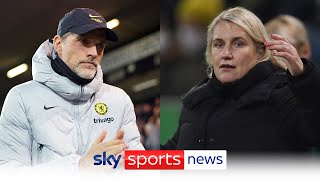 Thomas Tuchel still happy at Chelsea amid Abramovich sanctions  Emma Hayes Its difficult [upl. by Aizirk823]