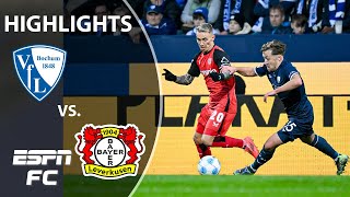 🚨 DROPPED POINTS 🚨 VfL Bochum vs Bayer Leverkusen  Bundesliga Highlights  ESPN FC [upl. by Anyrtak625]