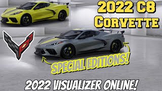 2022 C8 Corvette Visualizer ONLINE showing C8R Special Editions available [upl. by Cicily]