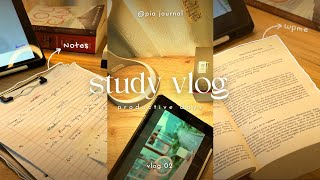 Productive study vlog ☁️  studying for IPMAT  journey to iim  02 ipmat2025 [upl. by Aical878]