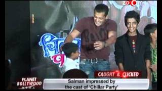 Salman Khan loves the Chillar Party gang [upl. by Etteloc]