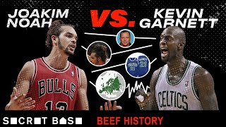 Kevin Garnett was Joakim Noahs idol  until they had beef  Beef History [upl. by Aisinut]