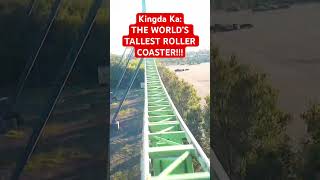 Kingda Ka World’s Tallest Coaster at 456 ft [upl. by Dulcle]