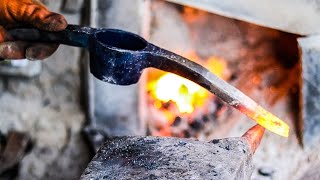 How To Sharpening Mattock tools  blacksmith works [upl. by Hedveh]