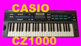 Casio CZ1000 Digital synth demo no talk [upl. by Cissie]