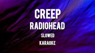 Radiohead  Creep  Karaoke  Slowed [upl. by Amend]