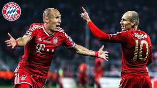 Old Trafford Wembley or Bernabeu  All Champions League Goals of Arjen Robben  FC Bayern [upl. by Iana]