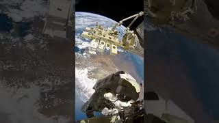 Astronauts view of planet Earth while working in space [upl. by Swift860]