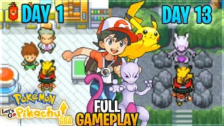 Day 1 To Champion🏆 Pokémon Lets Go Pikachu GBA  Full Walkthrough [upl. by Ahsiekram]