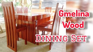 8 SEATERS DINING SET  Gmelina Wood [upl. by Marozik]