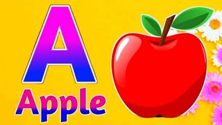 A for apple  abcd  Phonics songs  A for apple b for ball c for cat  abcd song  abcde [upl. by Euqinad]