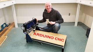 How to build a large CNC router controlled by Arduino GRBL and Universal GCode Sender UGS [upl. by Campman680]