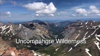 Uncompahgre Wilderness  Backpacking Colorado  July 2019 [upl. by Icaj896]