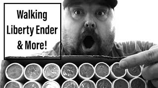 Walking Liberty Ender amp More Coin Roll Hunting Rare amp Valuable Coins [upl. by Yanehs]