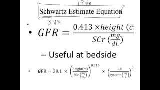 Chronic Kidney Disease  Calculate GFR and Estimate [upl. by Nathalie]