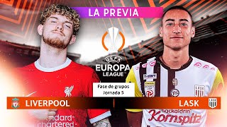 ⏳ The LASK game of noviembre para un LIVERPOOL que busca el pase a OCTAVOS  Previa Europa League [upl. by Hyps]