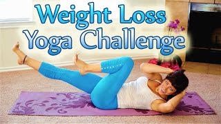 Yoga Weight Loss Challenge Workout 2 25 Minute Yoga Meltdown Beginner amp Intermediate Fat Burning [upl. by Cressi]