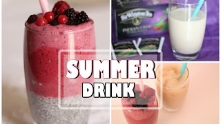 HEALTHY SUMMER DRINK Le mie BEVANDE estive PREFERITE  Le Ricette di Jennifer [upl. by Cofsky]