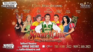 Snow White and the Seven Dwarfs Pantomime  Telford Theatre 2022 [upl. by Perren]