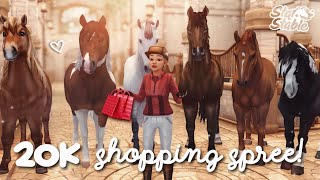 20K Star Coin Shopping Spree 🐴🛍️ Star Stable Online 💖 [upl. by Arised]