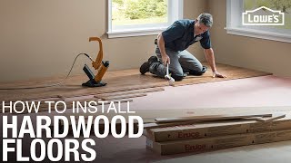 Learn How to Install Hardwood Floors  DIY Projects [upl. by Strickland]