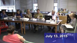 Granby MA School Committee 071315 [upl. by Droffig]