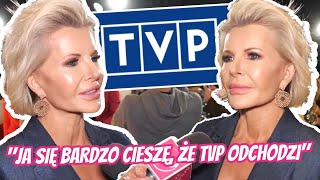 Joanna Racewicz o zmianach w TVP quotCieszę się że telewizja odchodzi od tego co było propagandąquot [upl. by Yelyr]