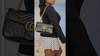 Gucci Marmont VS Louis Vuitton Neverfull MM CinchedLuxury Capsule Wardrobe OOTD 17The Luxe Angel [upl. by Roos768]