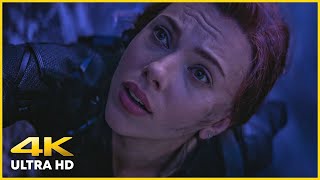 Black Widows Death  Avengers Endgame Open Matte 4K UHD [upl. by Lledyr]