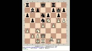 Stockfish 17 vs Schooner 22  Anderssen Tuebingen Defense chess [upl. by Idnod]