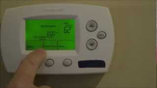 How to Program Your Thermostat  Honeywell FocusPro TH6000 Series [upl. by Hsara]