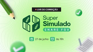 Super simulado ENARE FGV  Live de correção  Eu Médico Residente [upl. by Nnylav]