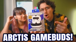 Steelseries Arctis GameBuds Unboxing amp First Thoughts [upl. by Lek]